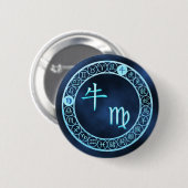 Maagd/os Ronde Button 5,7 Cm (Voorkant /achterkant)