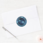Maagd/os Ronde Sticker (Envelop)
