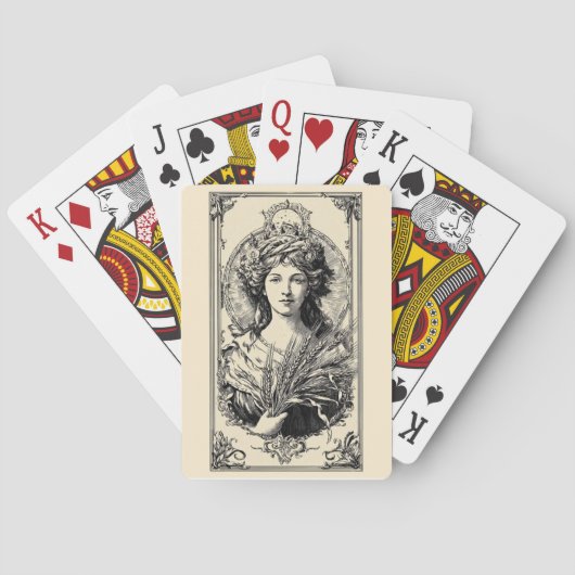 Maagd Pokerkaarten (Achterkant)