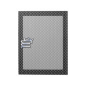 Maagd Sterrenbeeld in Koolstofvezel Stijl Notitieblok (Gedraaid)