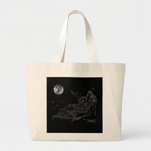 Maagd Tasje Grote Tote Bag (Voorkant)