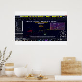 Maagd Teken - 666 Sterren Veld 3 Poster (Keuken)