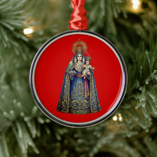 Maagd van Candelaria Metalen Ornament