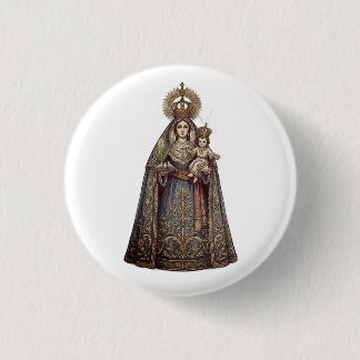 Maagd van Candelaria Ronde Button 3,2 Cm