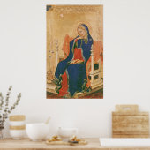 Maagd van de aankondiging poster (Keuken)