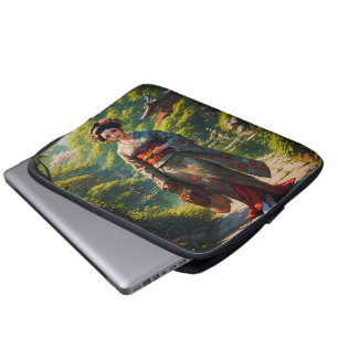 Maagd van de Groene Tuin Laptop Sleeve