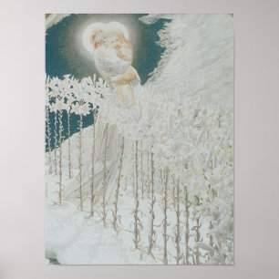 Maagd van de Lilies Poster