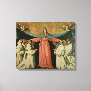 Maagd van de Misericordia Canvas Afdruk