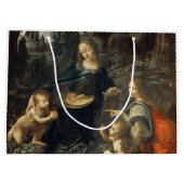Maagd van de Rocks, Leonardo da Vinci Groot Cadeauzakje (Achterkant)