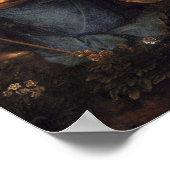 Maagd van de Rocks Poster (Hoek)