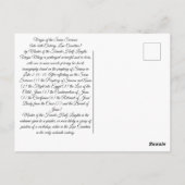 Maagd van de Zeven Smarten Briefkaart (Achterkant)