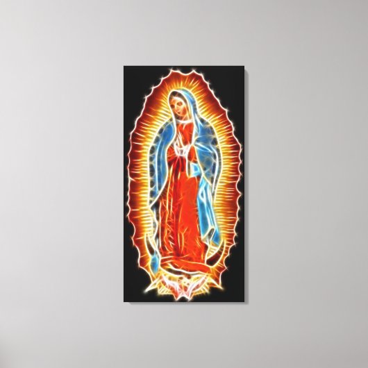Maagd van Guadalupe Canvas Afdruk (Voorkant)