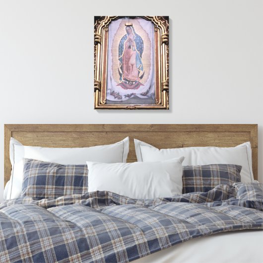 Maagd van Guadalupe Canvas Afdruk (Insitu (Slaapkamer))