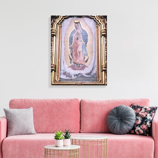 Maagd van Guadalupe Canvas Afdruk (Insitu (Woonkamer))