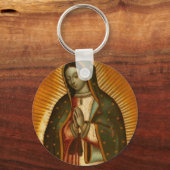 Maagd van Guadalupe Our Lady Mary Sleutelhanger (Voorkant)