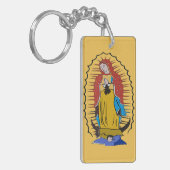 Maagd van Guadalupe, voeg tekst, Sleutelhanger toe (Voorkant Links)