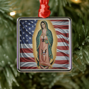 Maagd van Guadalupe - VS Metalen Ornament