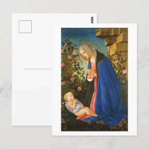 MAAGD VEREREND SLAPENDE CHRISTUSKIND  BRIEFKAART