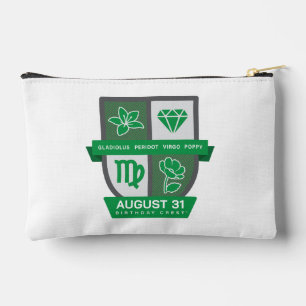 Maagd Verjaardag Crest™ voor 23-31 augustus Accy P Etui