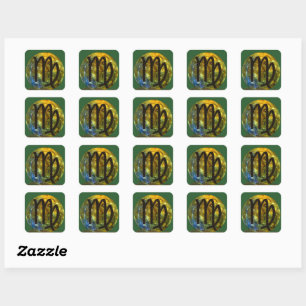 Maagd Vierkante Sticker