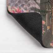 Maagd Vrouw Portret Antiek Kleurrijke Rijk Muismat (Hoek)