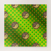 Maagd & Vuur Aap Legpuzzel (Horizontaal)