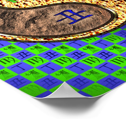 Maagd & Vuur Os Poster (Hoek)