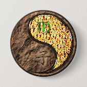 Maagd & Vuur Rat Ronde Button 7,6 Cm (Voorkant)