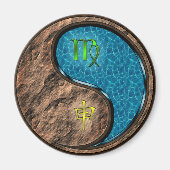 Maagd & Water Aap Magneet (Voorkant)