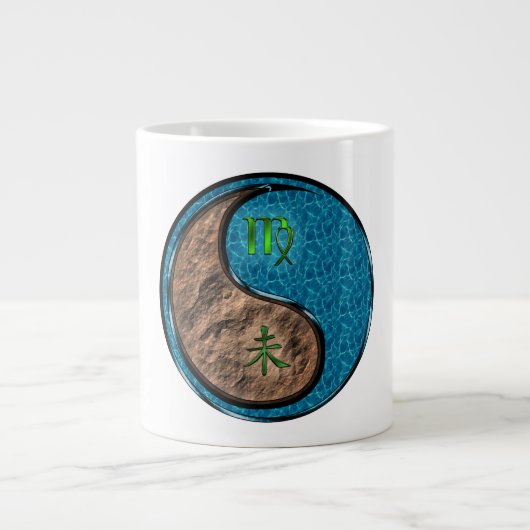 Maagd & Water Geit Extra Grote Beker (Voorkant)
