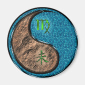 Maagd & Water Geit Magneet (Voorkant)