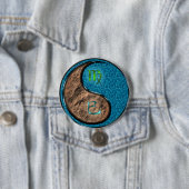 Maagd & Waterslang Ronde Button 7,6 Cm (In situ)