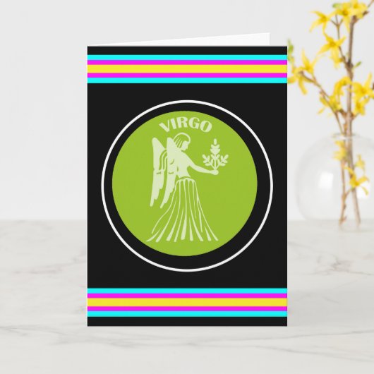 Maagd Wenskaart Kaart (Gele Bloem)