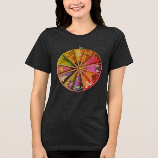 Maagd wint Tri-Blend shirt (Voorkant)