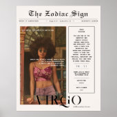 Maagd | Zodiac Astrology Fotokrant Poster (Voorkant)