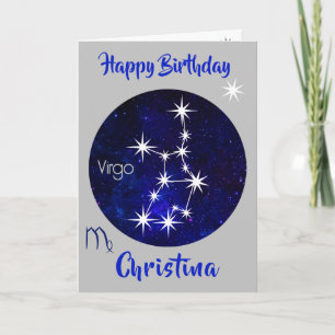 Maagd Zodiac Horoscoopkaart Kaart