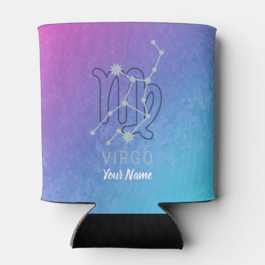 Maagd Zodiac Sterrenteken Horoscoop Constellatie Blikjeskoeler (Achterkant)