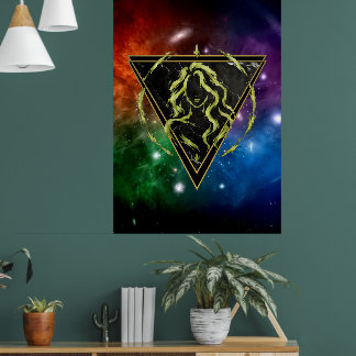 Maagd Zodiach Geschenk Astrologie Poster