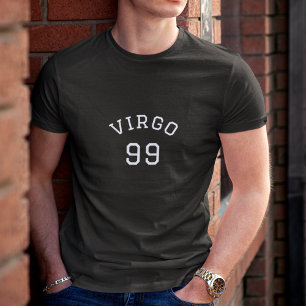 Maagd   Zwart Verjaardag T-shirt