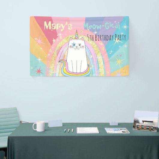 Maagdagavond kind van Caticorn Spandoek (Beurs)