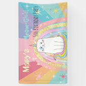 Maagdagavond kind van Caticorn Spandoek (Verticaal)