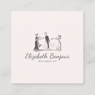 MaagdapAPIER/GROOTTE/VORM - Vierkante Visitekaartje