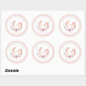Maagdarmbloem Ronde Sticker (Vel)
