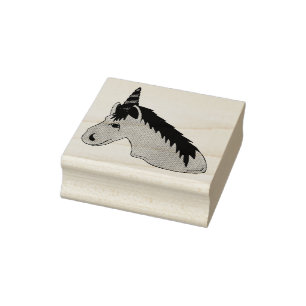 Maagdarmkanaal Unicorn Horse Mythical Creater Rubberstempel