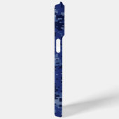 Maagddierentuin ondertekenen op Navy Blue Digital Case-Mate iPhone Case (Achterkant / Rechts)