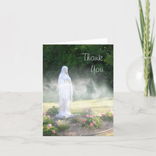 Maagdelijke Mary Thank You Card Bedankkaart