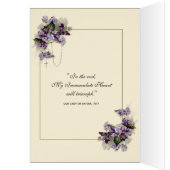 Maagdenbloem Mary Immaculate Heart Fatima (Binnen (Links))