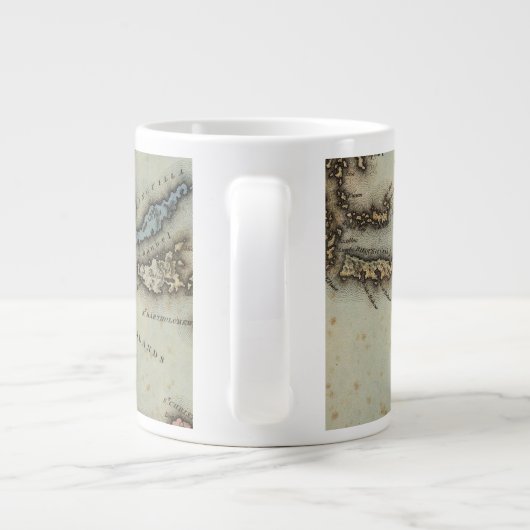 Maagdeneilanden Extra Grote Mok (Achterkant)