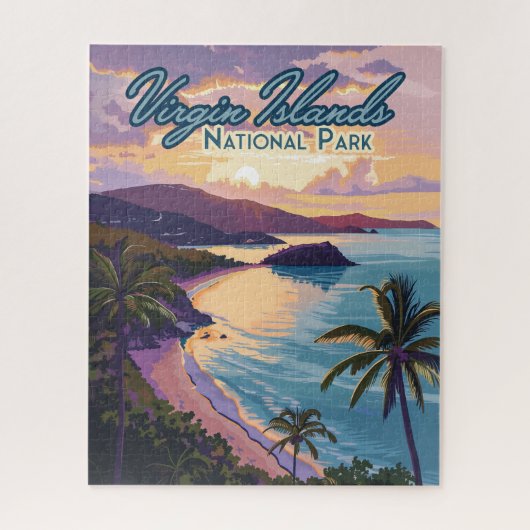 Maagdeneilanden Nationaal Park Beach St John Legpuzzel (Verticaal)