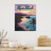 Maagdeneilanden Nationaal Park Beach St John Poster (Keuken)